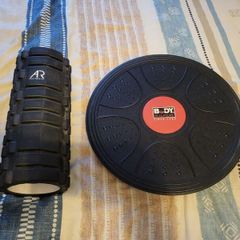 Wobble board/foam roller