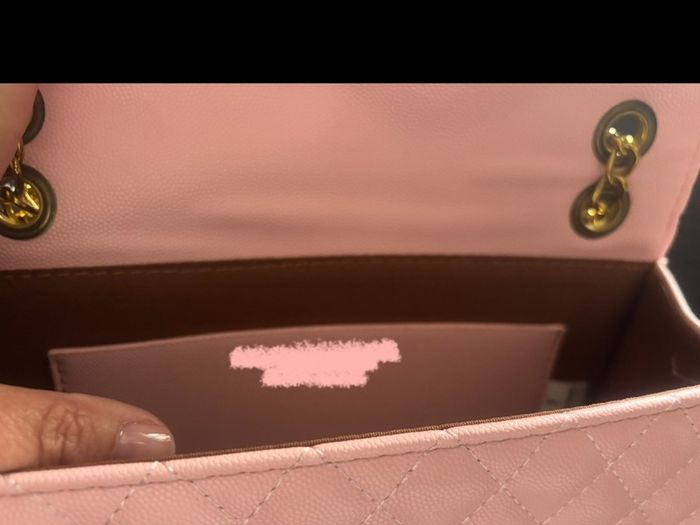 Luxury pink handbag