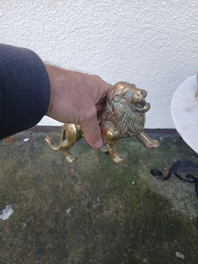 large brass animals