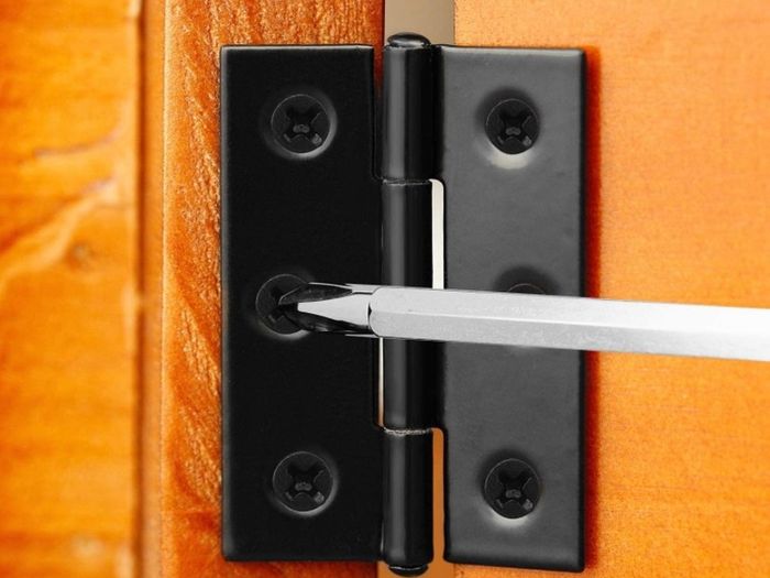 16 Pieces Small Door Hinges Stainless Steel Folding Butt Hinges Home Furniture Hardware Piano Cabinet Door Hinge with 96 Pieces Stainless Steel Screws (FREE POSTAGE)