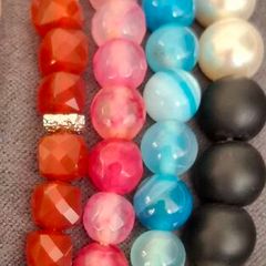 Bracelet, natural stones, handmade jewellery