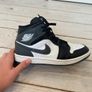 Unused Nike Air Jordan 1 Mid  Black, White & Grey Image 3