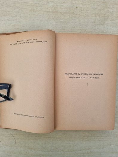 Bambi 1929 Hardcover Antique Book by Felix Salten 1st English Edition