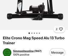 Turbo trainer elite crono speed mag