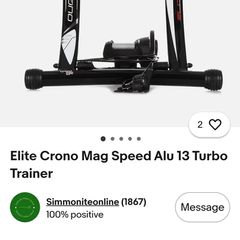 Turbo trainer elite crono speed mag