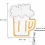 Beer Shaped Neon Sign USB Operated (14.2inch x1 2.2inch) Image 4