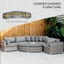 LIMITED DEAL 6 PCs Outdoor Rattan Wicker Sofa Set Image 6