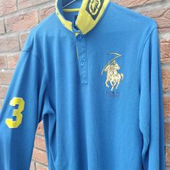 Vintage Y2K Ecko Unltd Long Sleeve Polo Shirt Mens Medium M