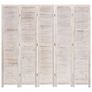 5-Panel Room Divider 175x165 cm Wood Image 4