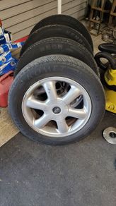 3x Spare Mini  r50.r56 15" alloys new tyres selling separately as spares