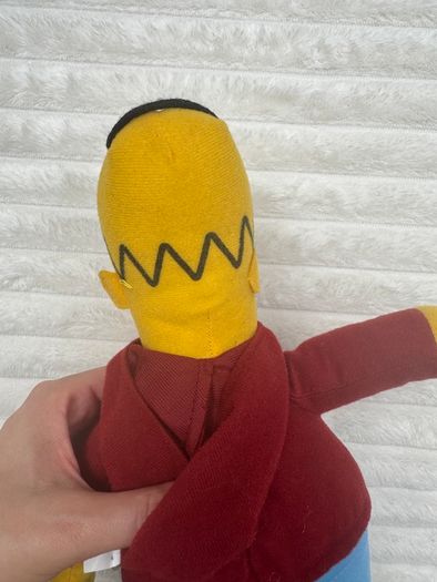 The Simpsons Homer Visit Springfield Plush Matt Groening 2006 approx. 33 cm. Used Please see photos