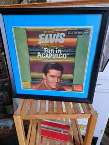 Elvis Framed Record Cover