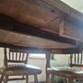solid oak table and chairs Image 3
