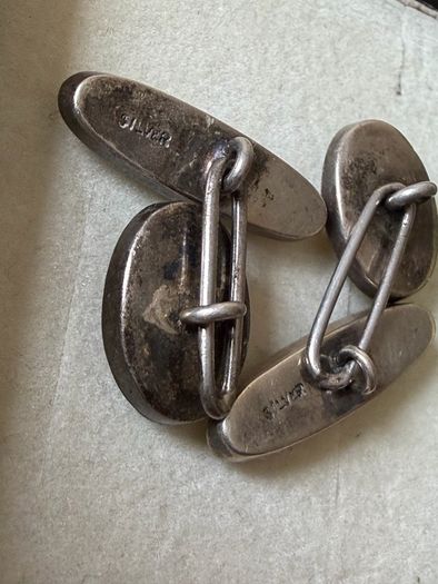 Sterling silver cufflinks