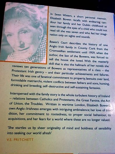 Bowen's Court & Seven Winters by Elizabeth Bowen Ireland Irish