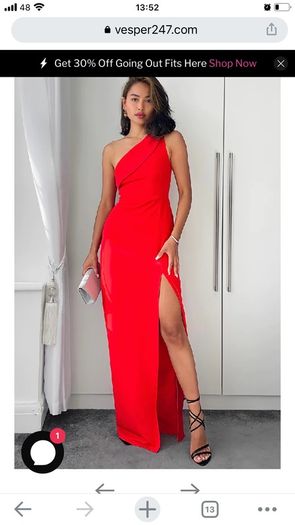 Vesper Red Dress New