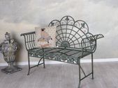 Garden Bench Antique Iron Bench Nostalgic Bench Wrought Iron