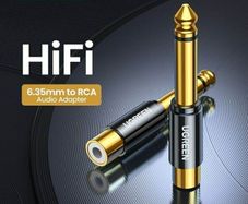 6.35mm Male to RCA Female Adapter