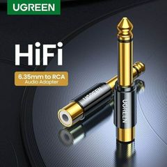 6.35mm Male to RCA Female Adapter