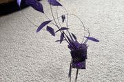 Purple Feather Head Piece