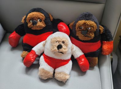 3 Boxing Gorilla Soft Toys Teddy Bears Teddies Plush Comforter