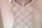 BNWT Dunnes Stores Ivory lace cami vest top size UK18 EU46 Postage included