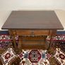 FLASH SALE ! Was 260 now 195 !! A Very Good Antique Side Table on Castors. Image 5