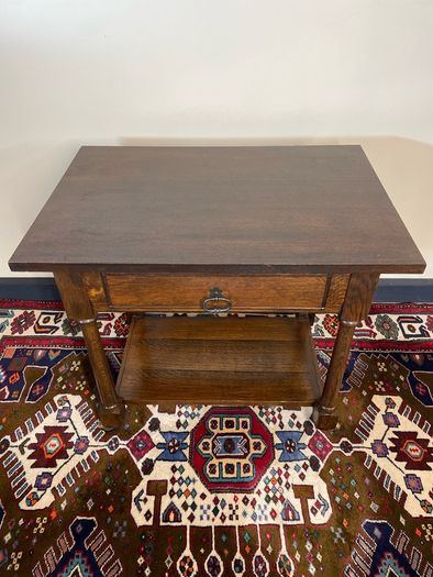 FLASH SALE ! Was 260 now 195 !! A Very Good Antique Side Table on Castors.