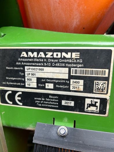 Amazone UF901 15 metre