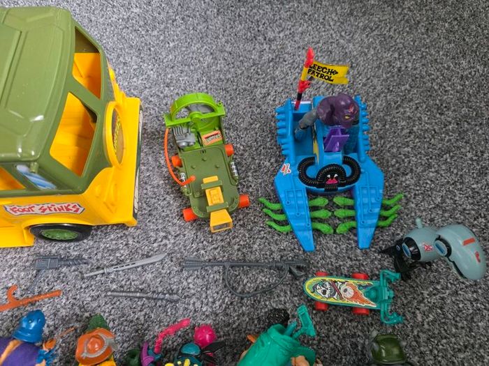 Teenage mutant teenage turtles 1980s vintage toys