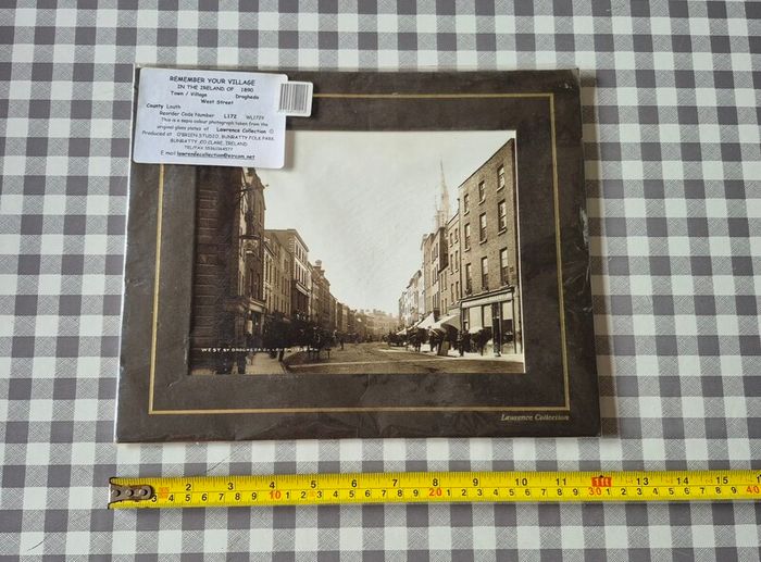 Vintage Lawrence Collection Sepia Print. West Street, Drogheda