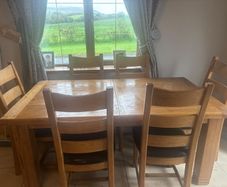table and chairs