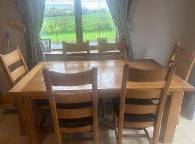 table and chairs