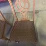 Oak dining table & 6 chairs Image 8