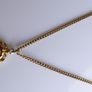 Vintage Cameo Pendant Necklace On Gold Tone Necklace Chain Image 5