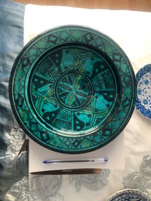 Turkish, Spanish, Moroccan pottery Bowl