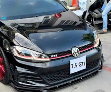 Front Bumper Splitter Lip Diffuser Body Kit Spoiler Guard For Golf 7 7.5 MK7 MK7.5 GTI GTD R R-Line 2012-2020 Maxton Style