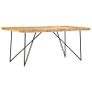Dining Table 180x90x76 cm Solid Mango Wood Image 7