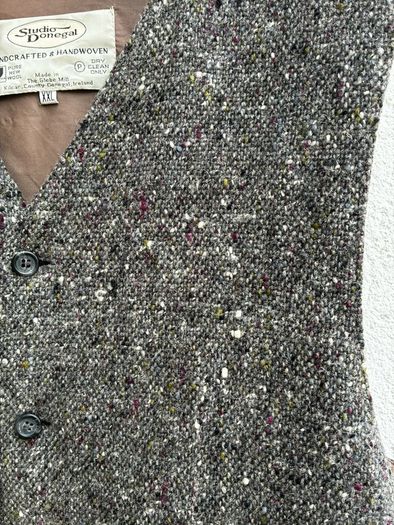 Studio Donegal Tweed vest XXL
