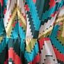 Multi coloured v neck dress Image 4