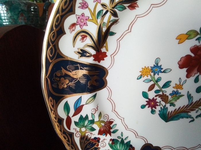 Mason's Blue & Gold Historic Limited Edition Plate