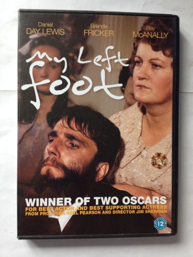 My Left Foot (Jim Sheridan Film)[1989] Daniel Day-Lewis, Brenda Fricker, Hugh O'Conor, Fiona Shaw, Cyril Cusack & Ray McAnally [1xDVD Movie] Academy Award Winner