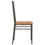 Dining Chairs 6 pcs Brown MDF Image 5