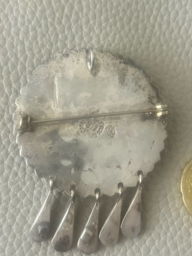 Vintage Mexican modernist  brooch/pendant
