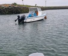 19ft bonwitco fast fisher..low hours on engine