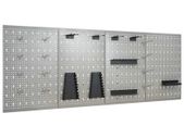 Wall-mounted Peg Boards 4 pcs 40x58 cm Steel