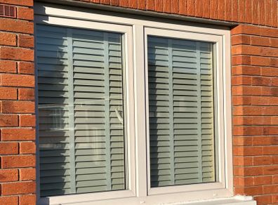 Brand new blinds with 50mm Fauxwood tape