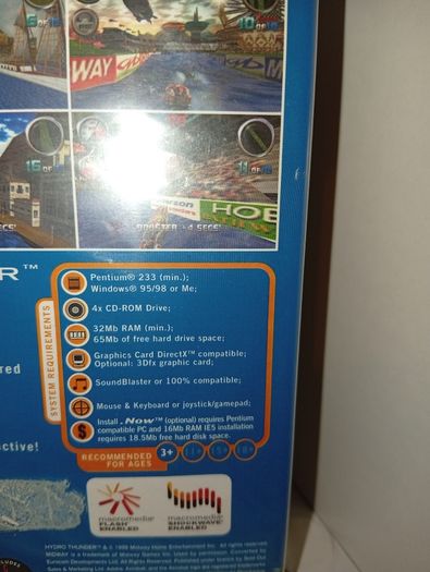Rare Hydro Thunder Pc Cd Rom 1999 Sold Out Software Sealed Collectors Condition