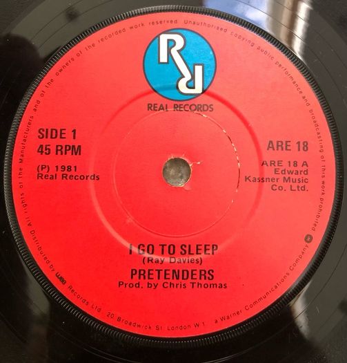 The Pretenders - I Go To Sleep (1981) Irish 7"