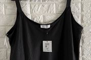 Plus Size Black Cami Top